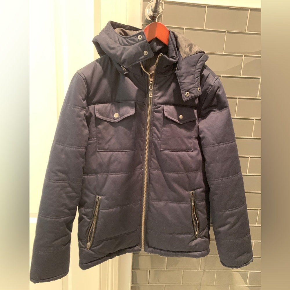 Banana Republic Hooded Cotton Puffer